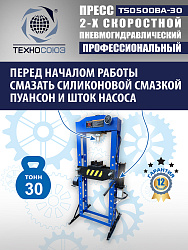 Пресс гидравлический 30 тонн, TS0500BA-30